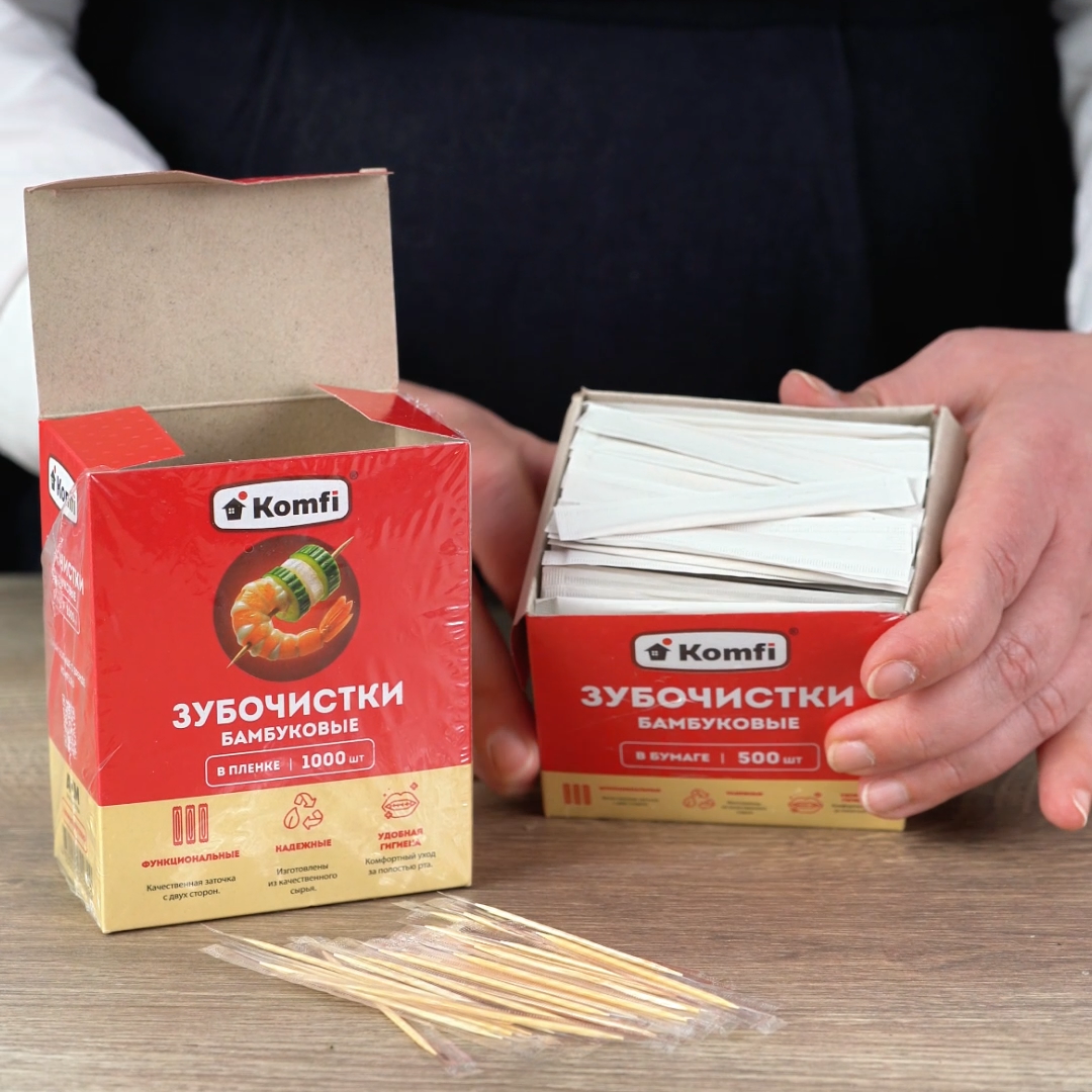 Бамбуковые зубочистки