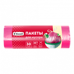 Пакеты для мусора с завязками